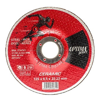 Brusný kotouč 125x6,5 OPTIMApower Ceramic