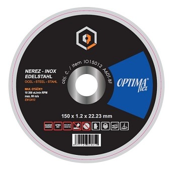 Řezný kotouč 150x1,2 nerez OPTIMAflex