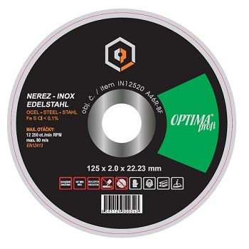 Řezný kotouč 125x2 OPTIMAprofi