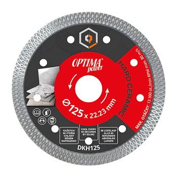 Diamantový kotouč 125x22,2 OPTIMApower celoobvodový