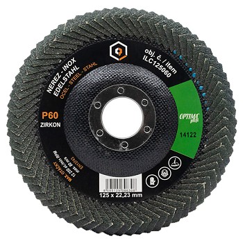 Lamelový kotouč 125-P 60 OPTIMAprofi zaoblený