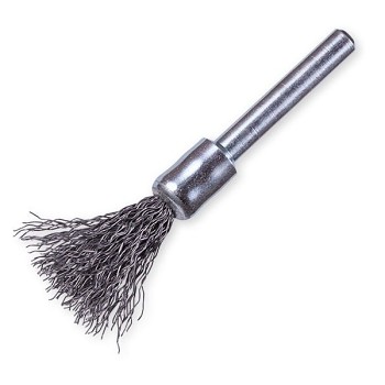 Kartáč koncový  10mm stopka ocel 0,3