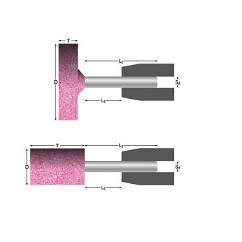 Brusné tělísko válcové  4x8-6 AR60P5V