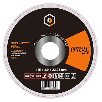 Řezný kotouč 115x3 ocel OPTIMAprofi