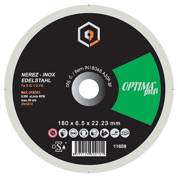 Brusný kotouč 180x6,5 OPTIMAprofi