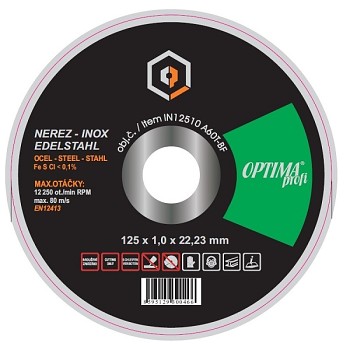 Řezný kotouč 125x1 OPTIMAprofi