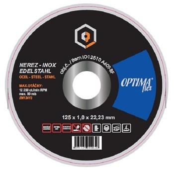 Řezný kotouč 125x1 nerez OPTIMAflex