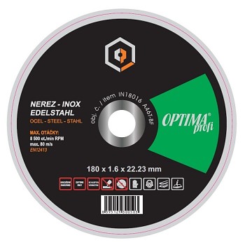 Řezný kotouč 180x1,6 OPTIMAprofi