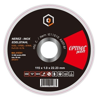 Řezný kotouč 115x1 OPTIMApower