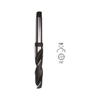 Vrták 23,0mm kužel MORSE DIN 345
