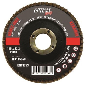 Lamelový kotouč 115-P 60 OPTIMAprofi Keramik